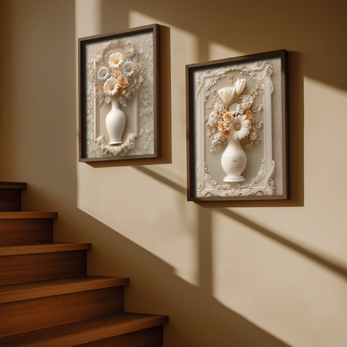 Wallity NAL197-70 Pinturas Decorativas en MDF con Marco Multicolor (2 Piezas) Wallity NAL197-70 Pinturas Decorativas en MDF con Marco Multicolor (2 Piezas)